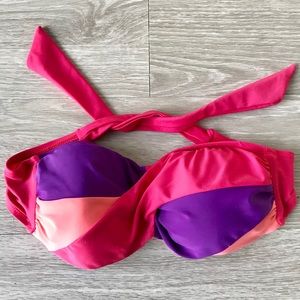 Xhilaration Bikini Top - Pink / Purple - Size S